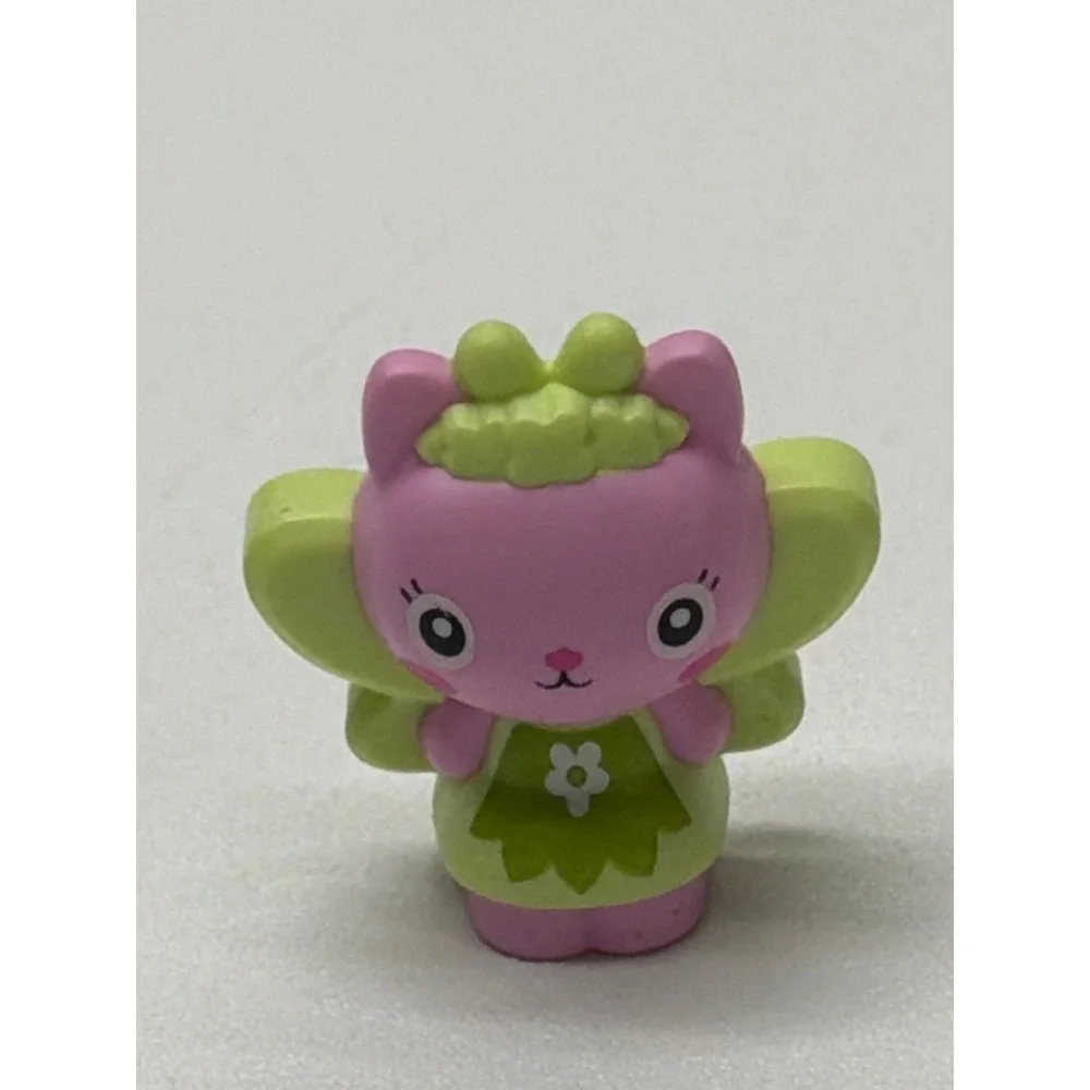 Pink‎ Fairy Kitty Figurine Green Wings Flower Dress Mini Toy 10787 Gabbys LEGO